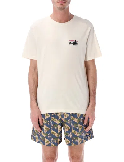 Patagonia 73 Skyline Cotton T-shirt In Neutral