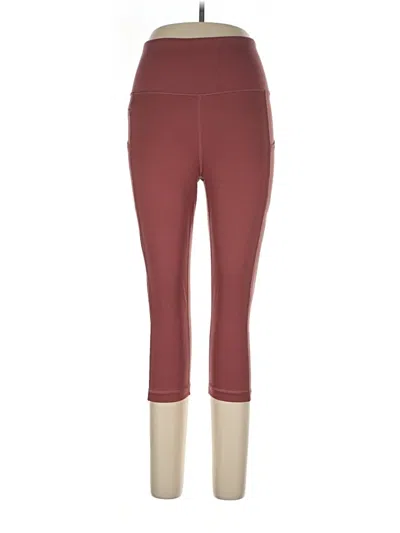 Pre-owned Patagonia Active Pants In Burgundy