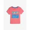 PATAGONIA PATAGONIA AFTERNOON PINK GRAPHIC-PRINT SHORT-SLEEVE COTTON-JERSEY T-SHIRT 6 MONTHS - 4 YEARS