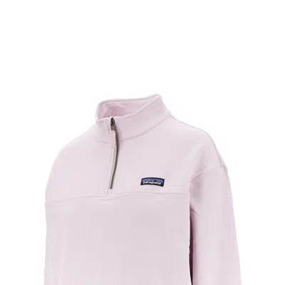 Patagonia Ahnya Half-zip Sweatshirt In Pink
