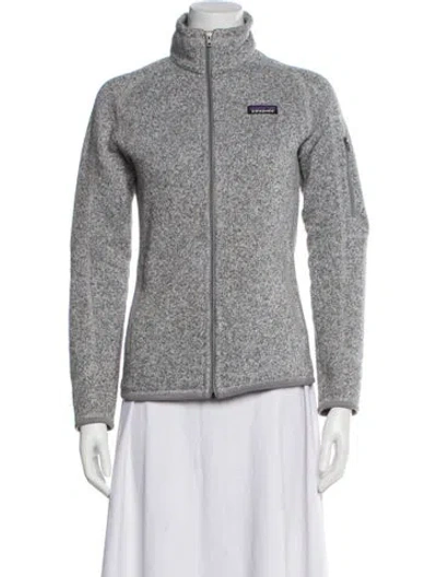 Pre-owned Patagonia Animal Print Evening Jacket In Gray