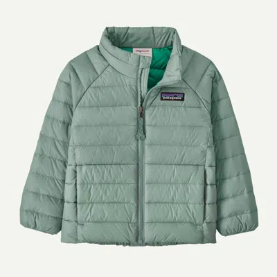 Patagonia Kids' Baby Down Sweater™ Insulated Jacket In Cover Green In Blue