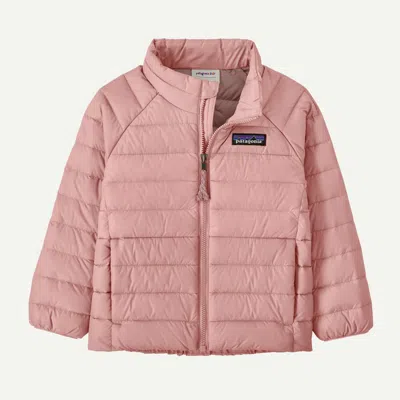 Patagonia Kids' Baby Down Sweater™ Insulated Jacket In Fuzzy Mauve In Pink