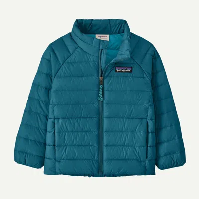 Patagonia Kids' Baby Down Sweater™ Insulated Jacket In Glacial Blue In Gray