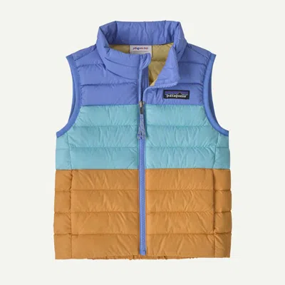 Patagonia Kids' Baby Down Sweater™ Insulated Vest In Diver Blue In Multi