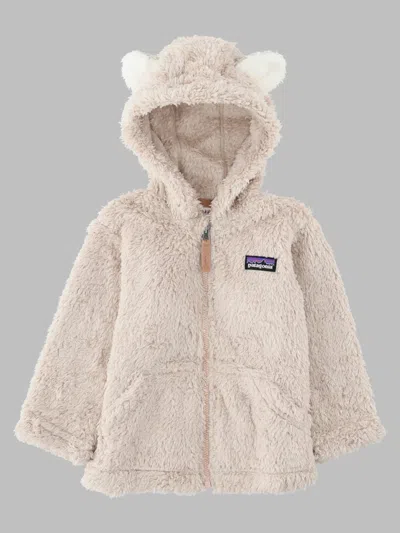 Patagonia Baby Furry Friends Mini Hoodie In Neutral
