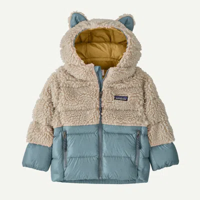 Patagonia Kids' Baby Hi-loft Furry Friends Jacket In Blue Sage In Multi