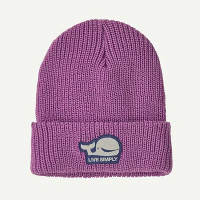 Patagonia Kids' Baby Logo Beanie In Brisk Purple