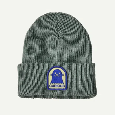 Patagonia Kids' Baby Logo Beanie In Cover Green