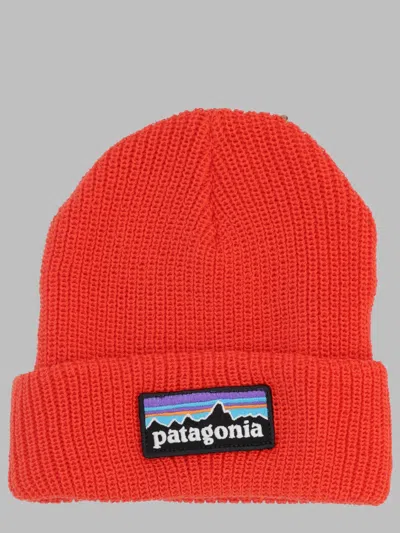 Patagonia Baby Logo Beanie In Red