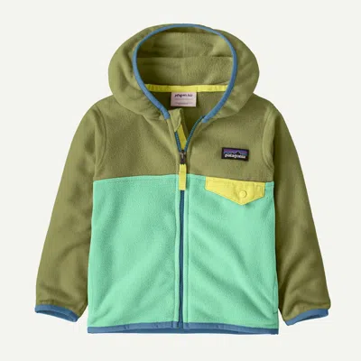 Patagonia Kids' Baby Micro D® Snap-t® Fleece Jacket In Early Teal In Multi