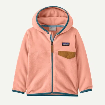 Patagonia Kids' Baby Micro D® Snap-t® Fleece Jacket In Sunlit Pink
