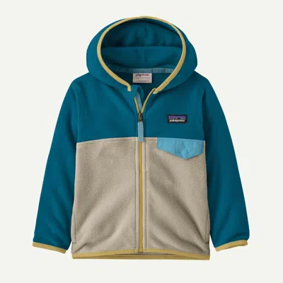Patagonia Kids' Baby Micro D® Snap-t® Fleece Jacket In Weathered Stone In Blue