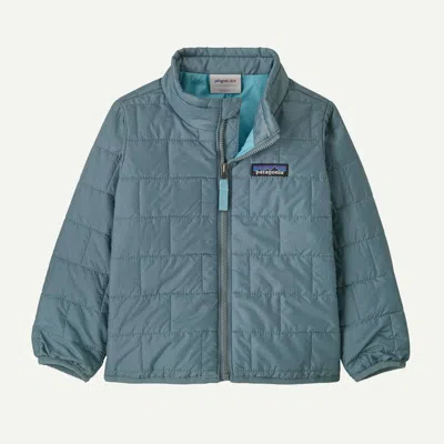 Patagonia Kids' Baby Nano Puff® Packable Insulated Jacket In Blue Sage