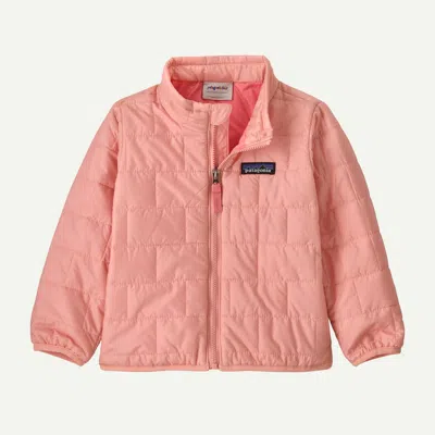 Patagonia Kids' Baby Nano Puff® Packable Insulated Jacket In Sunlit Pink