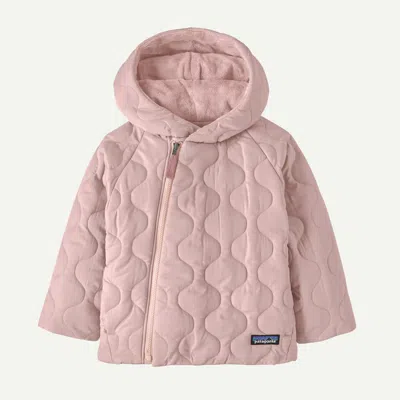 Patagonia Kids' Baby Quilted Puff Jacket In Pink Frost In Pattern