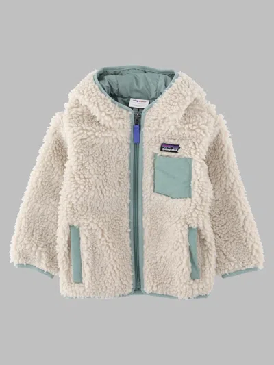Patagonia Baby Retro-x Mini Hoodie In Neutral