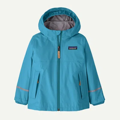 Patagonia Kids' Baby Torrentshell 3l Rain Jacket In Mako Blue In Multi