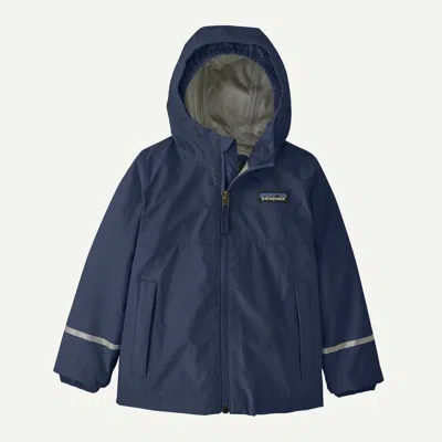 Patagonia Kids' Baby Torrentshell 3l Rain Jacket In New Navy In Blue