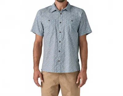 Patagonia Back Step Shirt In Mountain Breeze Still Blue