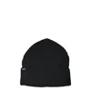 Patagonia Fisherman S Rolled Ribbed Beanie In Black