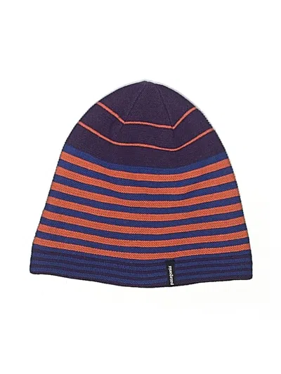 Pre-owned Patagonia Beanie Hat In Blue