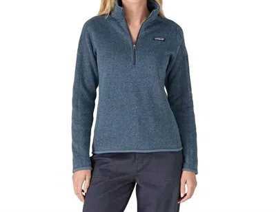 Patagonia Better Sweater 1/4 Zip In Utility Blue