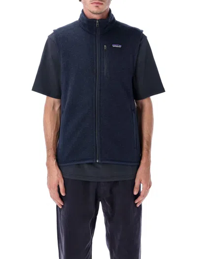 Patagonia Better Sweater Fleece Vest In Blue