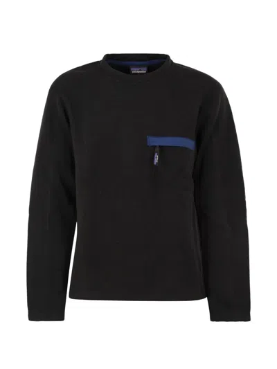 Patagonia Better Sweater Crewneck Fleece Pullover In Black