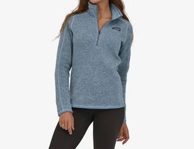 Patagonia Better Zip Fleece Sweater In Steam Blue