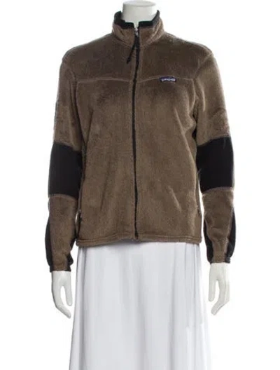 Pre-owned Patagonia Biker Jacket In Neutral