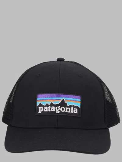 Patagonia Hat With Embroidered Logo On The Front In Black