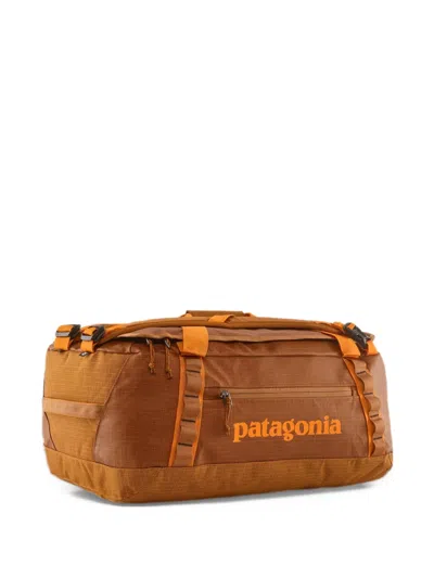 Patagonia Black Hole 40l Logo-print Duffel Bag In Brown
