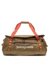 Patagonia Back Hole 55l Zip-up Duffle Bag In Gold