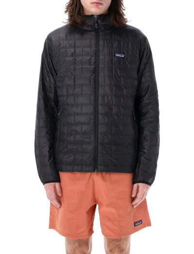 Patagonia Black Nano Puff Hoodie Jacket