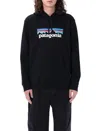Patagonia P-6 Logo Uprisal Hoody In Black