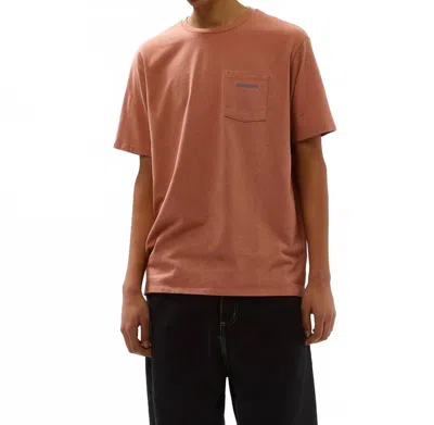 Patagonia Boardshort Logo Pocket Responsibili-tee In Sienna Clay In Brown
