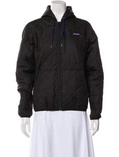 Pre-owned Patagonia Bomber Jacket In Black