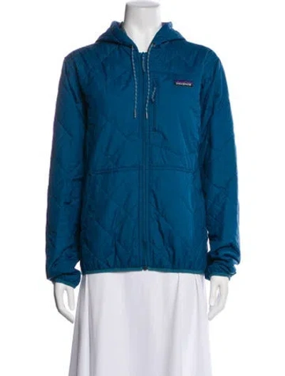 Pre-owned Patagonia Bomber Jacket In Blue