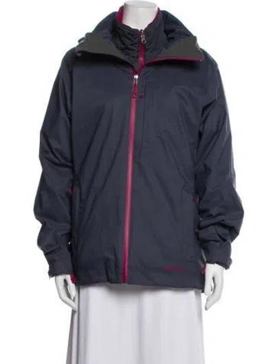 Pre-owned Patagonia Bomber Jacket In Blue