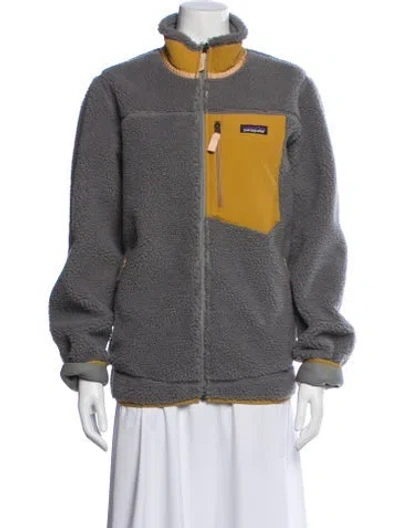 Pre-owned Patagonia Bomber Jacket In Gray