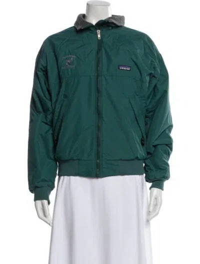 Pre-owned Patagonia Bomber Jacket In Green