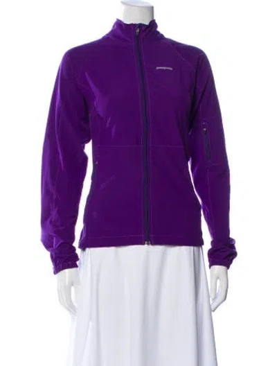 Pre-owned Patagonia Bomber Jacket In Purple