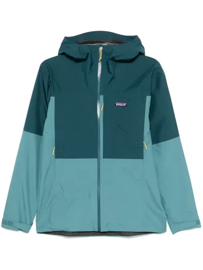 Patagonia Boulder Fork Rain Jacket In Wetland Blue