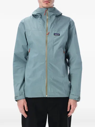 PATAGONIA LOGO-PATCH HOODED COAT