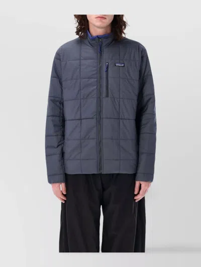 Patagonia Breezy Quilted Collar Jacket In Blue