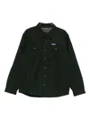 Patagonia Flannel Shirt With Collared Design And Pockets In Green