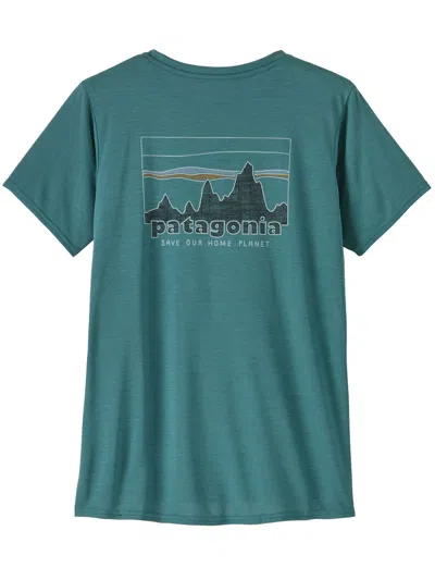 Patagonia Cap Cool Daily Graphic Shirt In Green