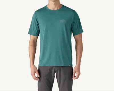 Patagonia Cap Cool Daily Tee In Wetland Blue In Green
