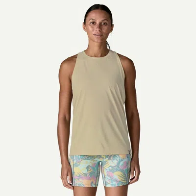 Patagonia Women's Capilene® Cool Ultra Tank Top In Pumice - Dyno White In Neutral